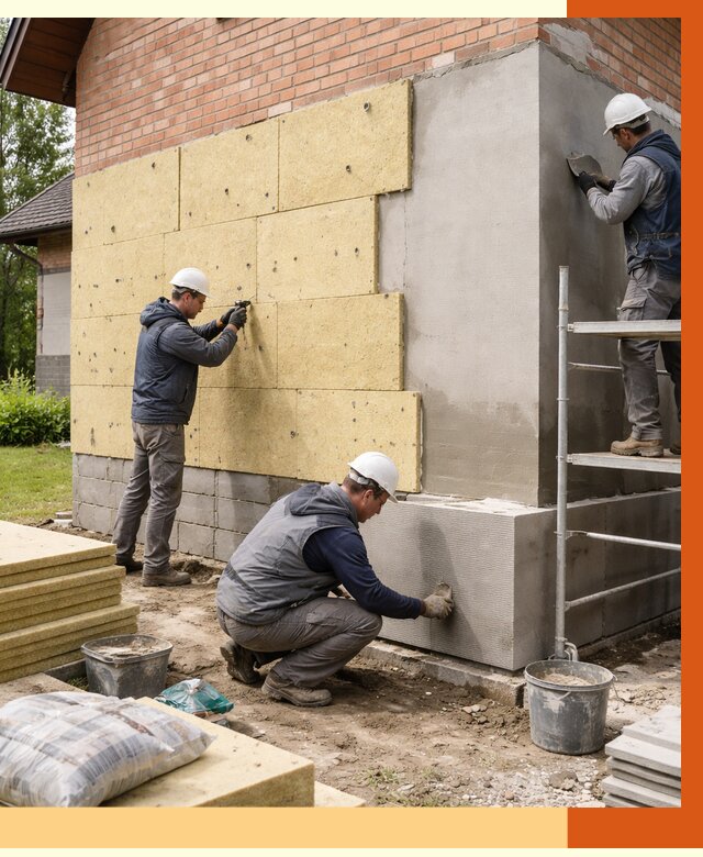 Утепление частного дома в Мелеузе под ключ от 7672 руб/м2 — недорого | ТепломастерМлз