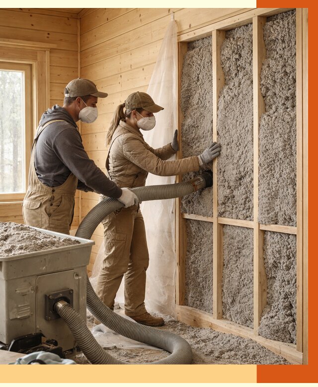 Утепление дачного дома эковатой в Мелеузе от 1483 руб./м2 — комплексно, ТепломастерМлз