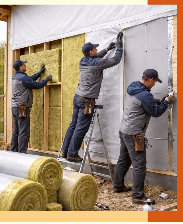 Утепление каркасного дома в Мелеузе от 4296 руб./м2 — профессионально | ТепломастерМлз