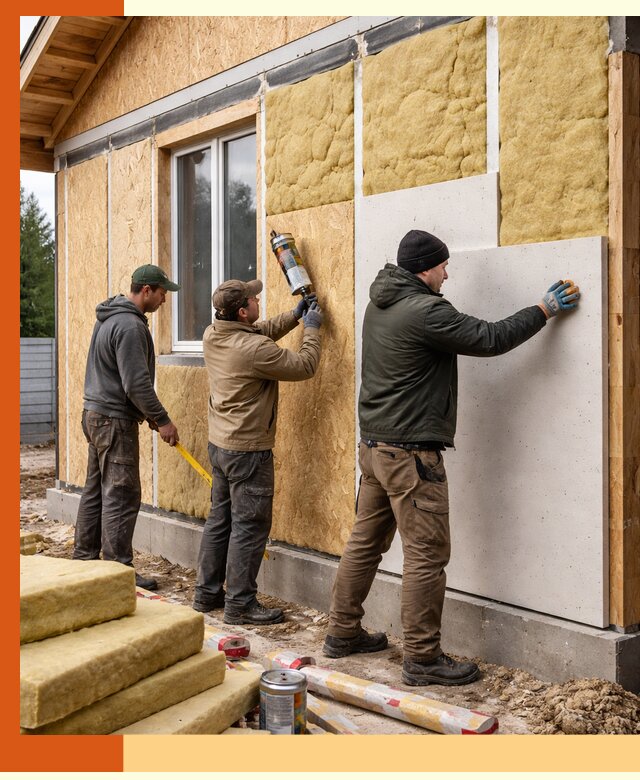 Профессиональное утепление дома из SIP-панелей в Мелеузе