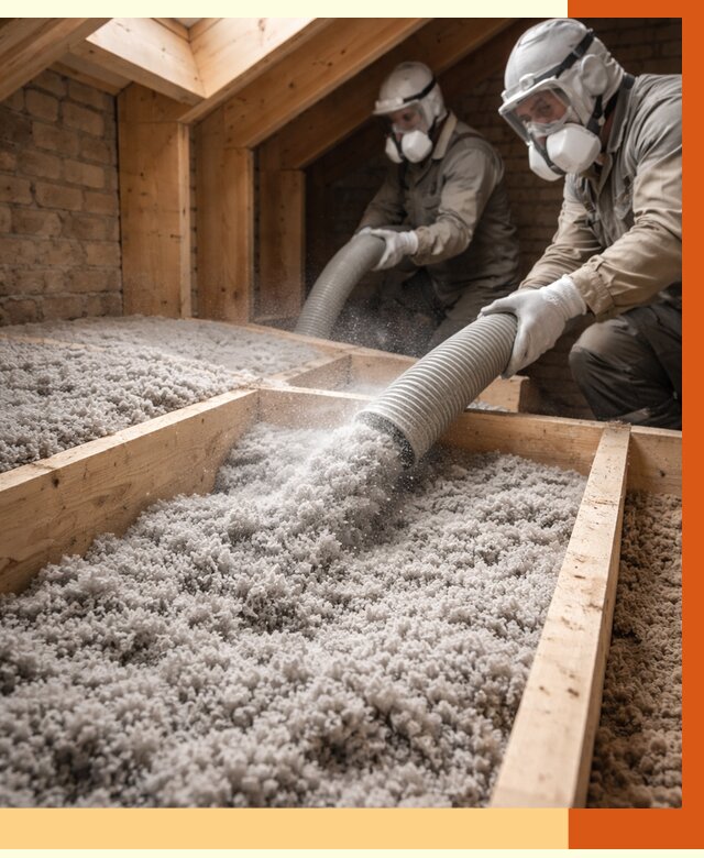 Утепление коттеджа эковатой в Мелеузе от 2557 руб./м² — комплексная задувка и монтаж | ТепломастерМлз