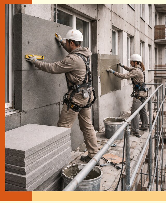 Утепление квартиры снаружи под ключ в Мелеузе