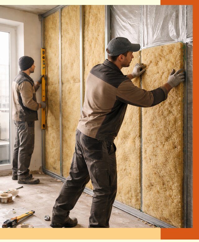 Утепление квартиры изнутри в Мелеузе от 4450 руб. за м2 | Проф. работы ТепломастерМлз