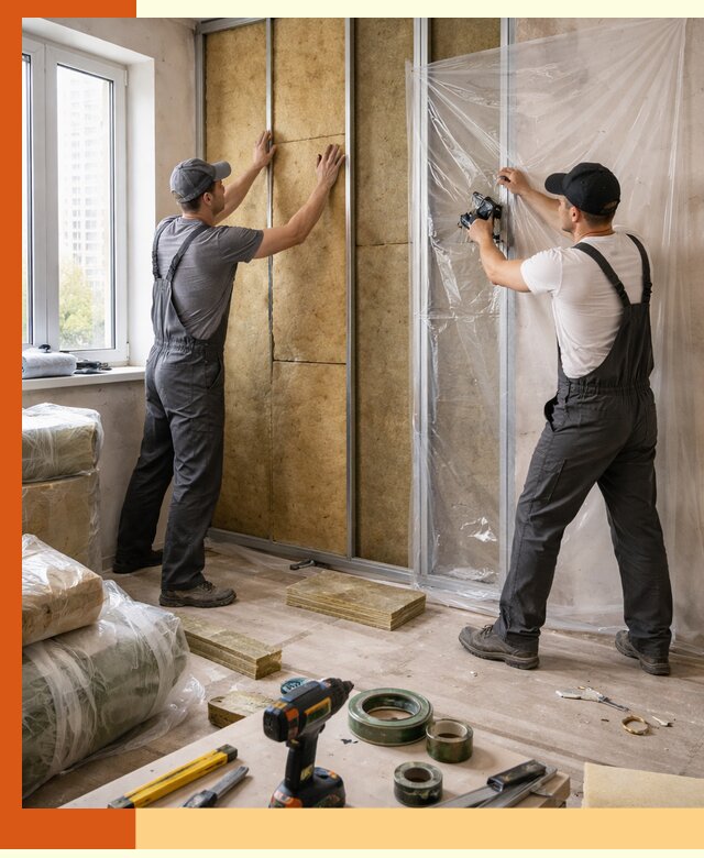 Утепление квартиры изнутри профессионально в Мелеузе