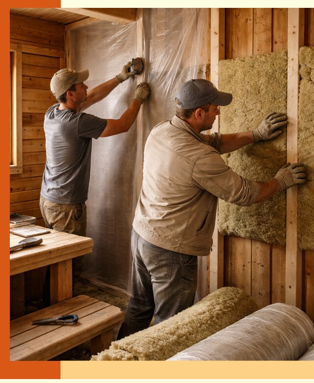 Утепление бани изнутри в Мелеузе качественно и недорого