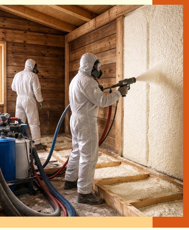 Утепление бани ппу в Мелеузе под ключ от 4296 руб./м2 | ТепломастерМлз - напыление и монтаж ппу