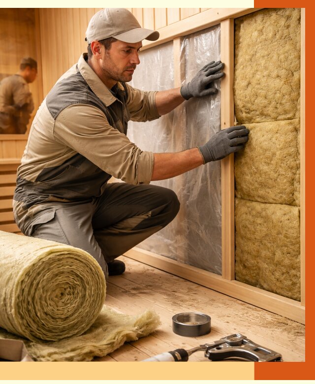 Утепление сауны изнутри в Мелеузе от 6649 руб. за м2 | ППУ, под ключ — ТепломастерМлз