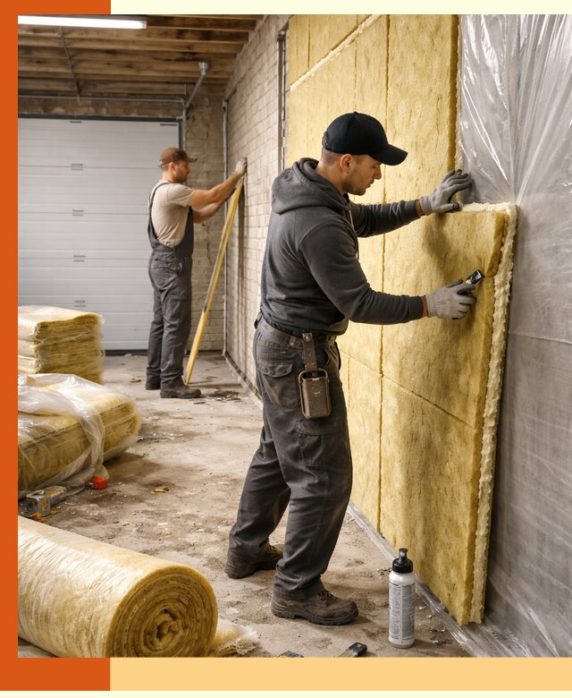 Утепление гаража под ключ в Мелеузе — все виды теплоизоляции