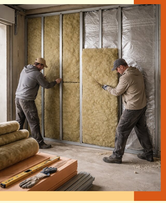 Утепление гаража изнутри в Мелеузе от 7672 руб/м2 — работы и цена | ТепломастерМлз