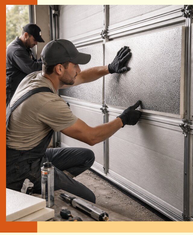 Утепление гаражных ворот в Мелеузе качественно и надежно