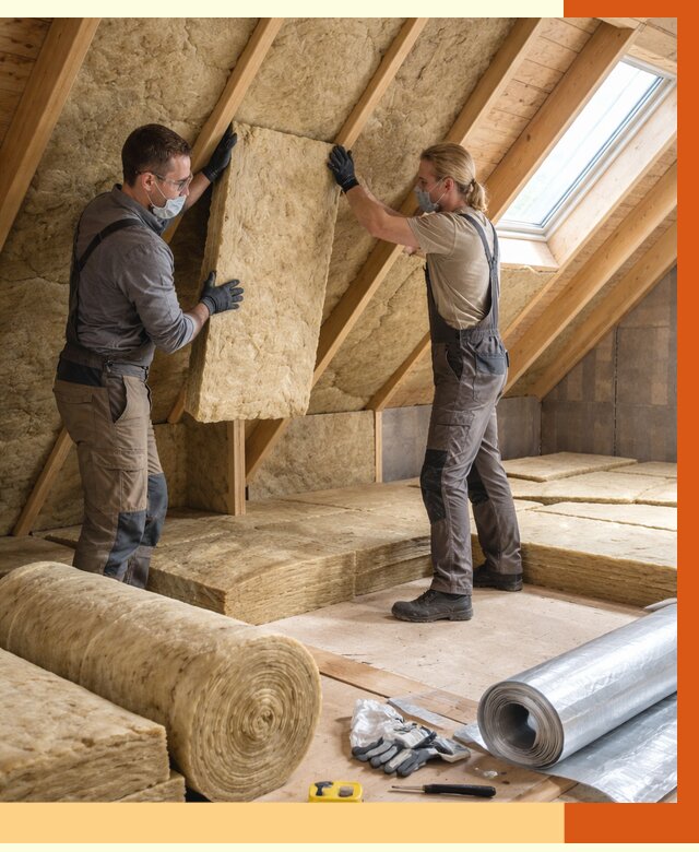 Утепление мансарды минватой в Мелеузе от 4296 руб./м2 — монтаж и пароизоляция | ТепломастерМлз