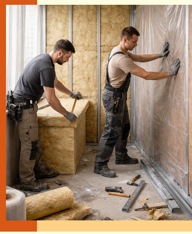 Профессиональное утепление лоджии в Мелеузе эффективно и надежно