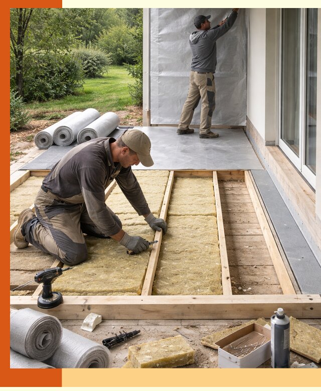 Утепление террасы в Мелеузе — тепло и защита круглогодично