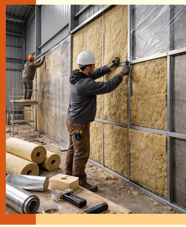 Утепление ангара в Мелеузе — профессиональная теплоизоляция помещений