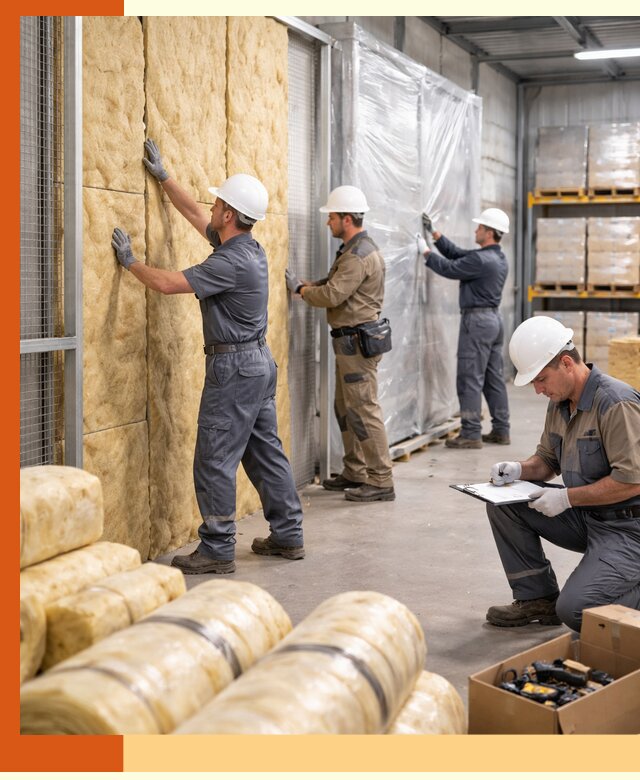 Утепление склада готовой продукции в Мелеузе качественно и быстро