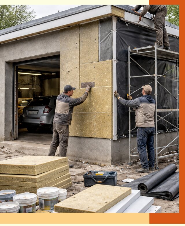 Утепление автосервиса в Мелеузе ппу, пеноизоляция, от 14832 руб/м2 — ТепломастерМлз