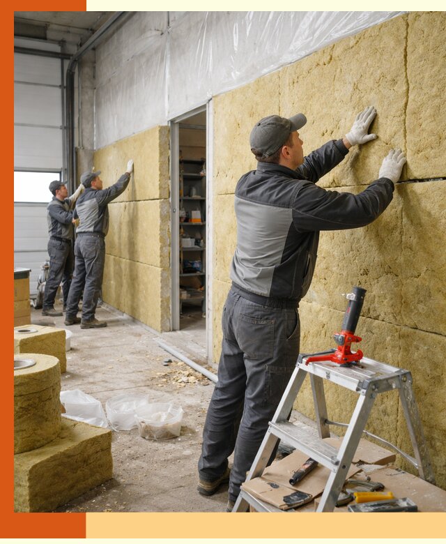 Утепление автосервиса и мастерских в Мелеузе качественно и надёжно