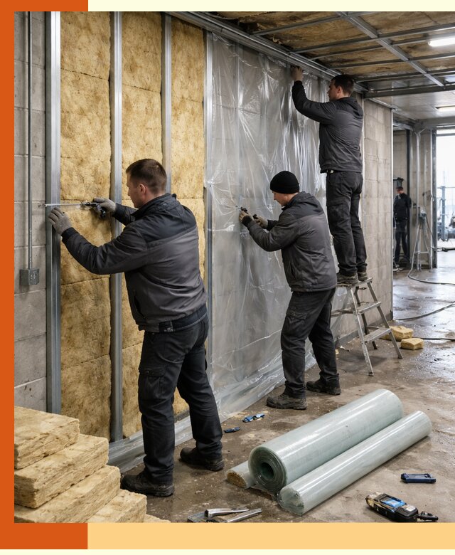 Профессиональное утепление автомойки в Мелеузе для любого типа помещений