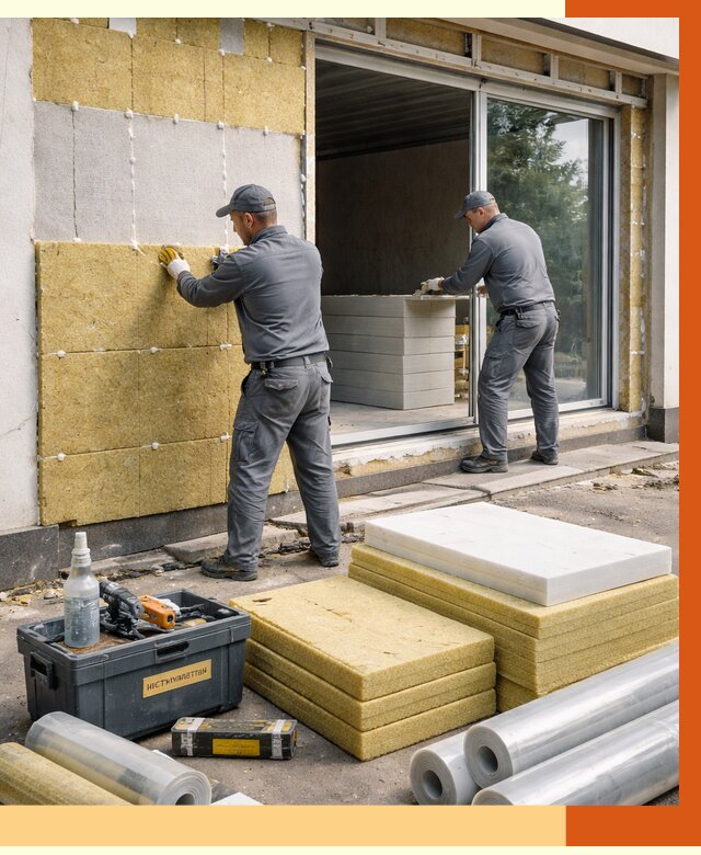 Утепление торгового павильона в Мелеузе от 14832 руб./м² под ключ | ТепломастерМлз