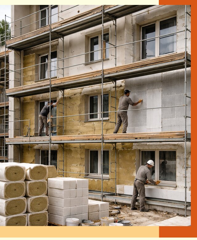 Утепление гостиницы в Мелеузе от 7365 руб./м2 — комплексно, ППУ, под ключ | ТепломастерМлз