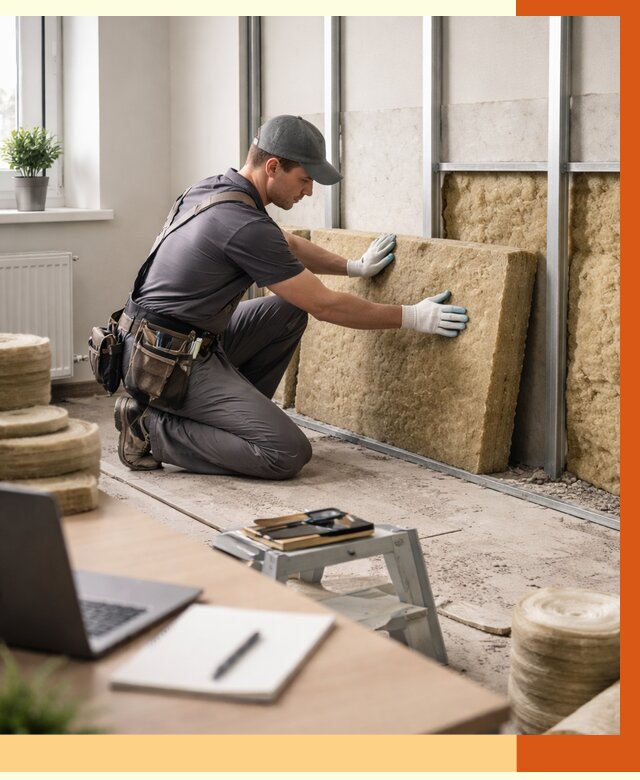 Утепление офиса в Мелеузе от 4603 руб/м2 — комплексное утепление офиса под ключ | ТепломастерМлз