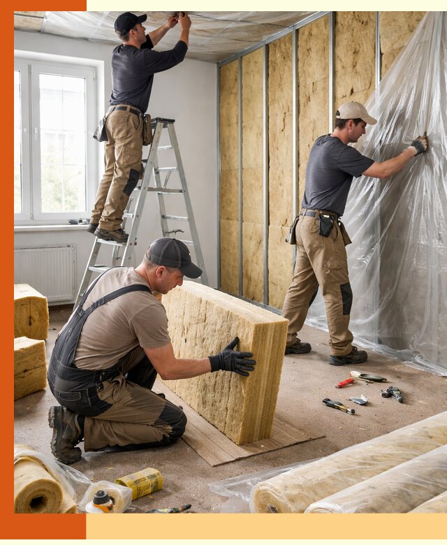 Утепление офисных помещений под ключ в Мелеузе