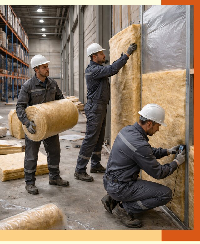 Утепление логистического центра в Мелеузе от 4603 руб/м² под ключ | ТепломастерМлз