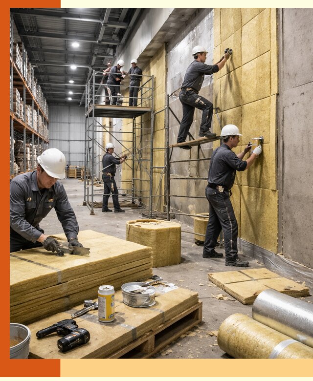 Утепление логистического центра в Мелеузе качественно и экономично