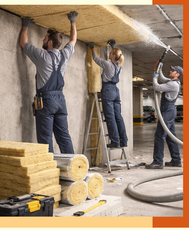 Утепление паркинга в Мелеузе от 6956 руб./м2 — работы под ключ | ТепломастерМлз