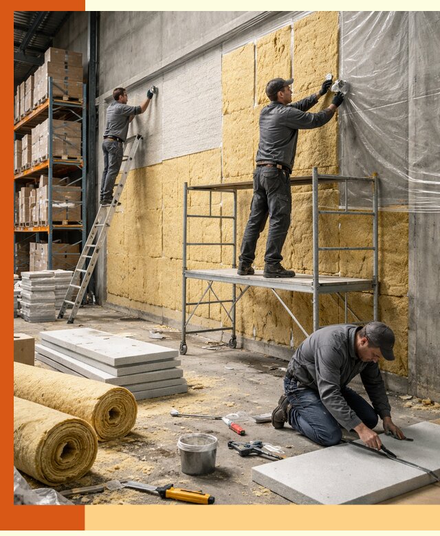 Утепление холодного склада под ключ в Мелеузе