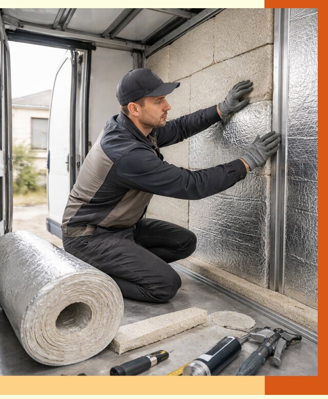 Утепление фургона рефрижератора в Мелеузе от 12786 руб./м² под ключ | ТепломастерМлз