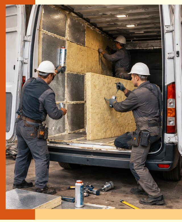 Утепление фургона-рефрижератора в Мелеузе для сохранения температуры