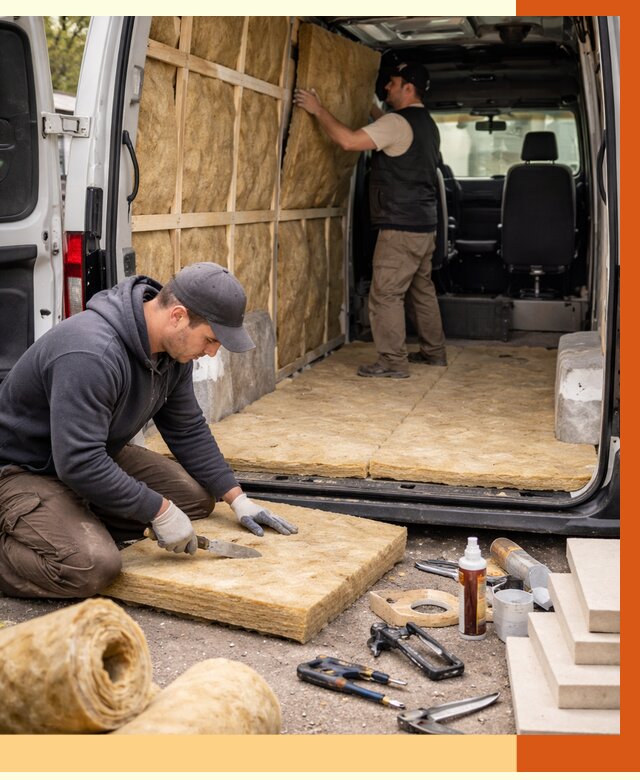 Утепление кемпера в Мелеузе под ключ от 12275 руб. — профессионально | ТепломастерМлз