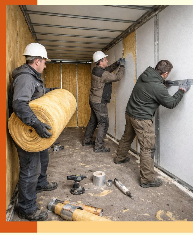 Утепление рефрижераторного контейнера в Мелеузе профессионально и надежно