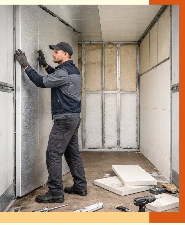 Утепление холодильного кузова в Мелеузе от 13809 руб. под ключ | ТепломастерМлз