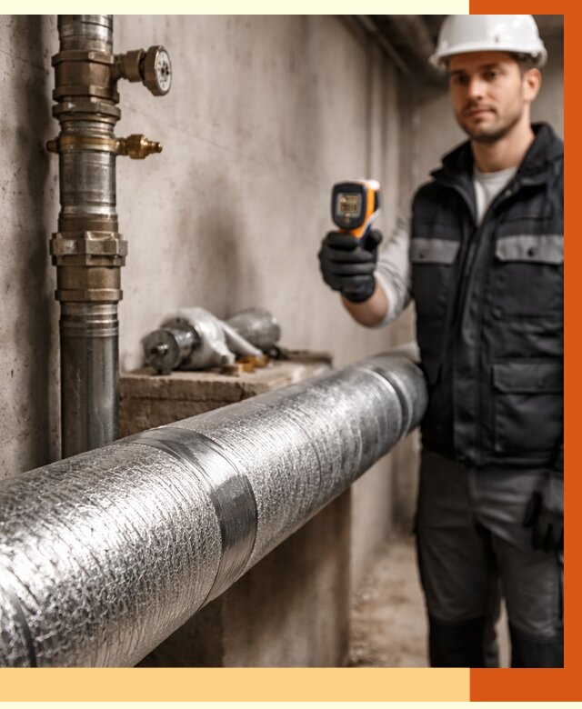 Утепление труб водоснабжения в Мелеузе от 8695 руб. за м² — услуги ТепломастерМлз