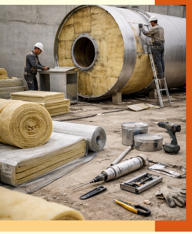 Утепление резервуара с топливом в Мелеузе от 28130 руб. под ключ | ТепломастерМлз