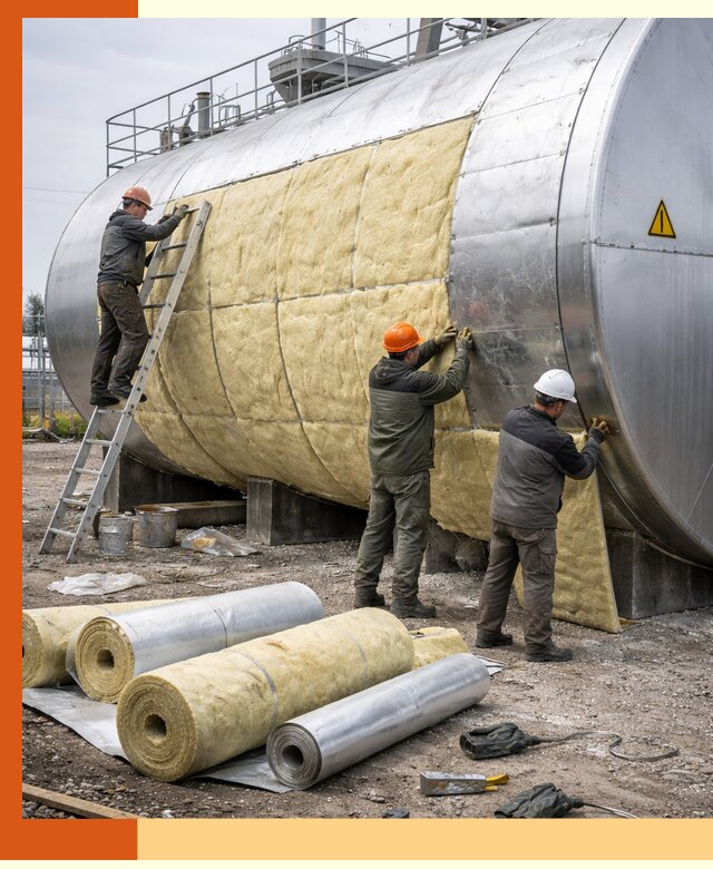 Утепление резервуаров с топливом в Мелеузе надежно и экономично