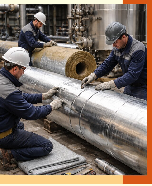 Утепление технологического оборудования в Мелеузе от 4296 руб. за м2 | ТепломастерМлз