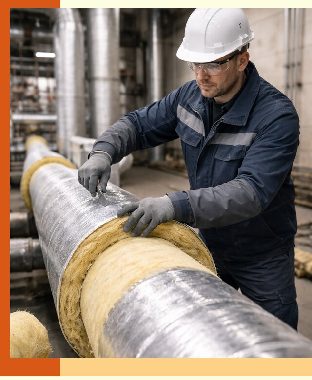 Утепление технологического оборудования и заводских установок в Мелеузе