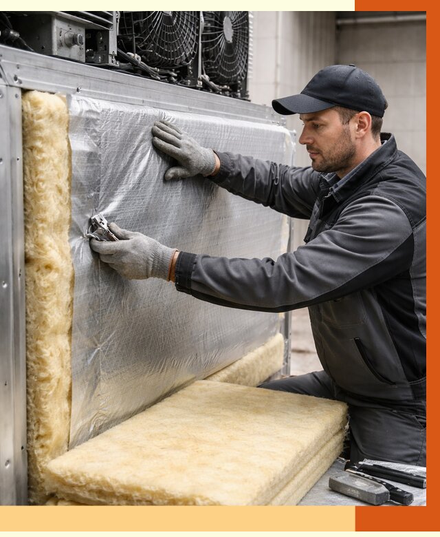 Утепление холодильного агрегата в Мелеузе от 8695 руб. под ключ | ТепломастерМлз