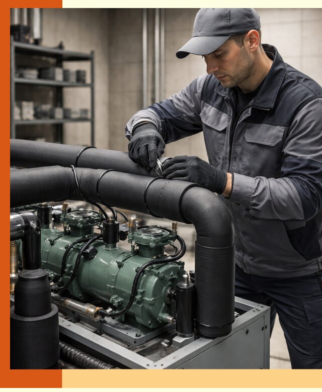 Утепление холодильного агрегата и теплоизоляция в Мелеузе