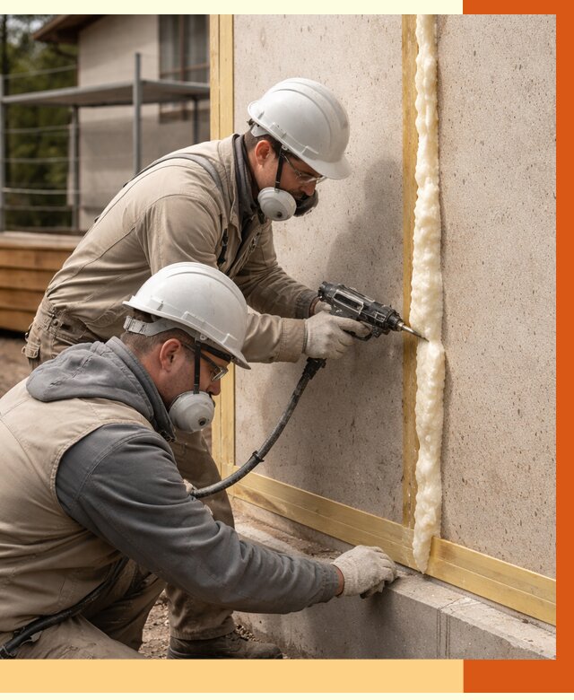 Утепление сип панелей ППУ в Мелеузе от 4910 руб. под ключ | ТепломастерМлз