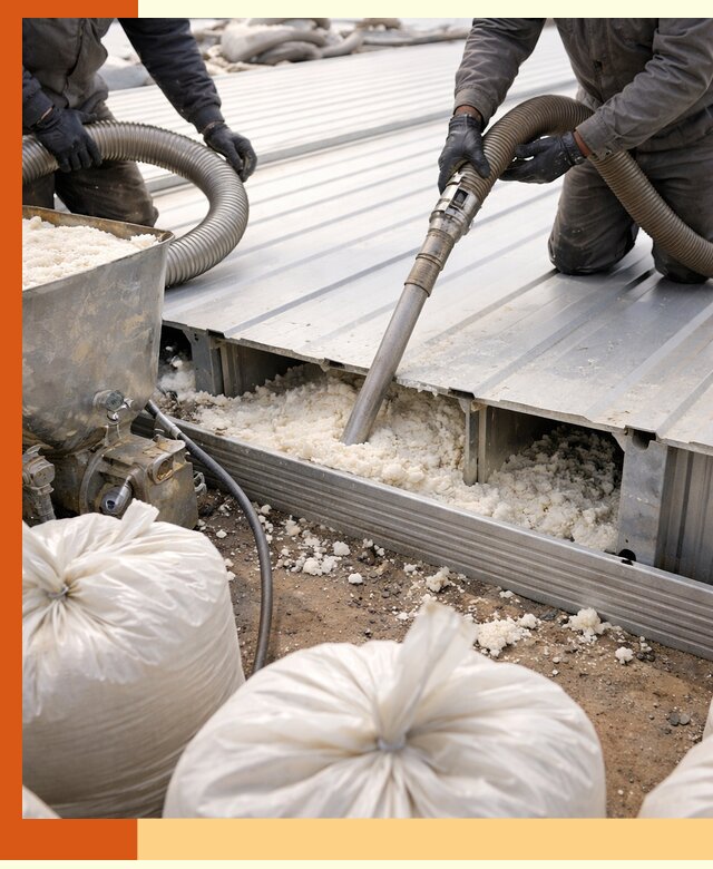 Заполнение пустот кровельных панелей пенными и мокрыми герметиками в Мелеузе