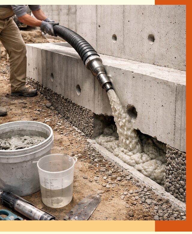 Заполнение полостей фундамента в Мелеузе от 6956 руб. под ключ | ТепломастерМлз