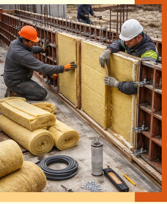 Теплоизоляция опалубки в Мелеузе от 7365 руб. за м2 — услуги и монтаж | ТепломастерМлз