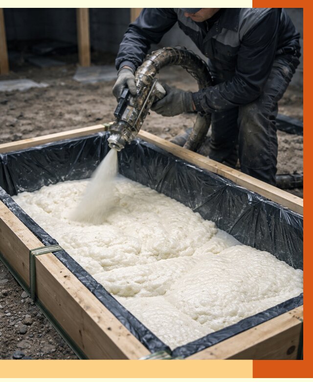 Заливка ППУ в формы в Мелеузе от 2557 руб. — утепление форм под ключ | ТепломастерМлз