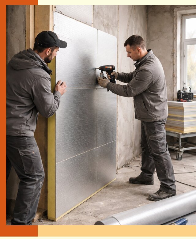 Утепление PIR панелями домов и зданий в Мелеузе