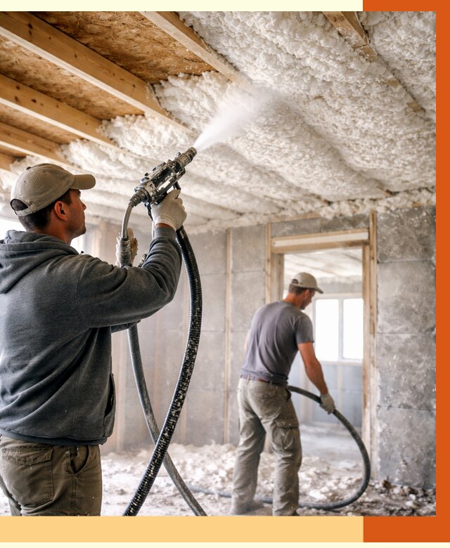 Утепление пеноизолом в Мелеузе от 1637 руб./м2 под ключ | ТепломастерМлз