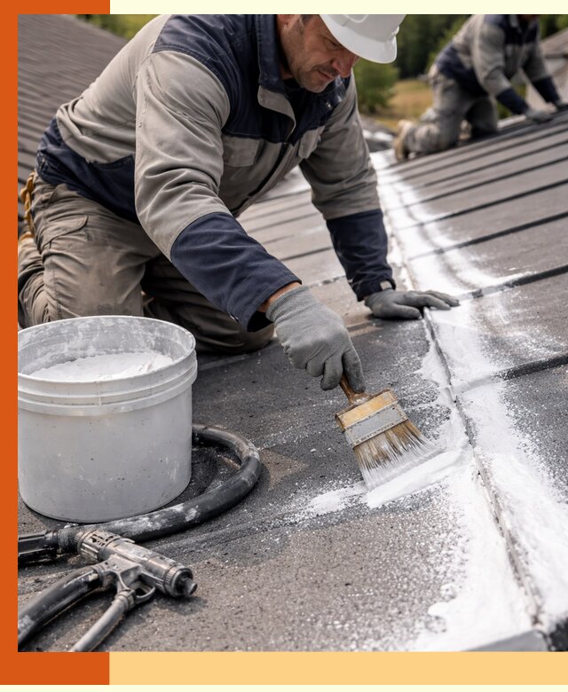 Утепление кровли жидкой теплоизоляцией в Мелеузе